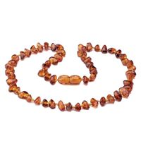 Baltic Amber Teething Necklace - Cognac Nuggets